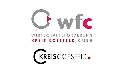 Logo wfc Wirtschaftsförderung Kreis Coesfeld und Kreis Coesfeld