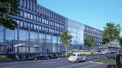 Visualisierungen neues Polizeipräsidium Münster durch JBR Partner