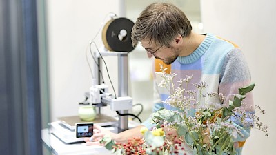 Gedruckte Vasen und vieles mehr aus recycelten Filamenten