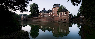 Das Schloss Ahaus zur Blauen Stunde