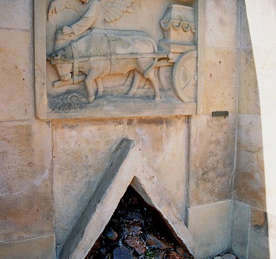 Het Ossenlock-monument in Riesenbeck