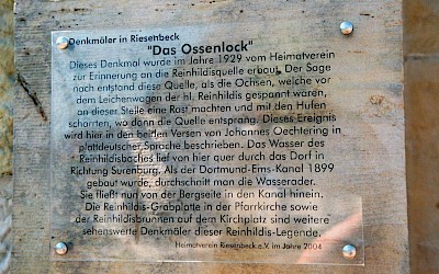 Het Ossenlock-monument in Riesenbeck