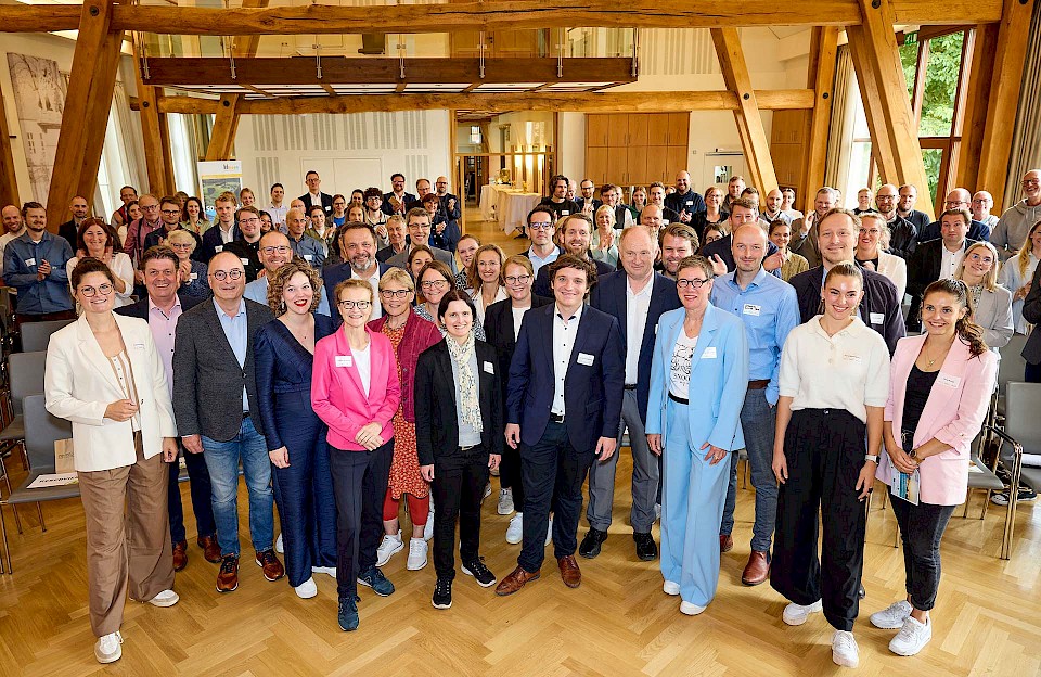 Group photo from the kick-off event for ERDF-funded projects