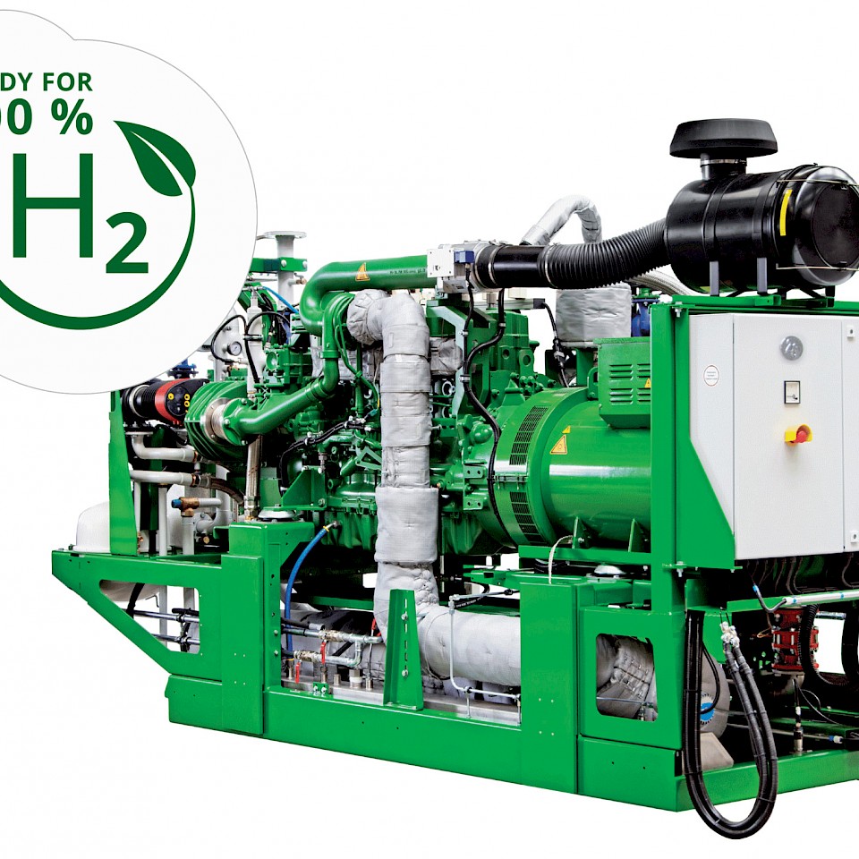 The hydrogen-fuelled combined heat and power plant from 2G Energy