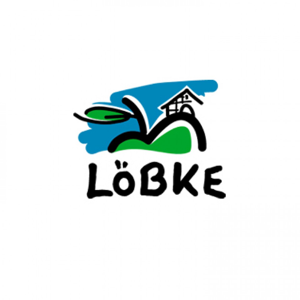 The logo of the Löbke farm