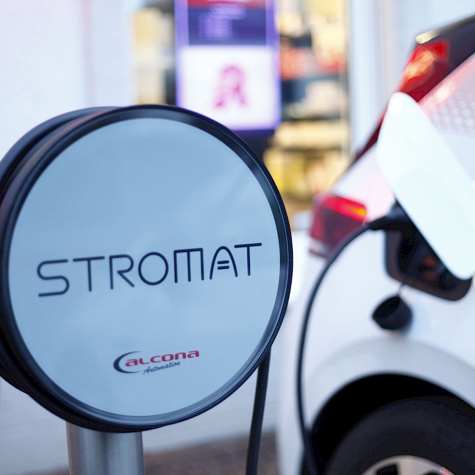 Stromat is een intelligent en duurzaam laadstation voor e-auto's.